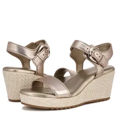 ナチュライザー レディース シューズ ヒール アンクル Naturalizer Stellankle Straps Warm Silver Leather シルバーのサムネイル