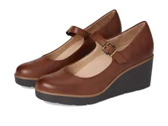 ナチュライザー レディース シューズ ヒール SOUL Naturalizer Adore Toffee Brown Faux Leather ブラウンのサムネイル