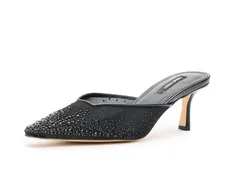 ナインウェスト レディース シューズ ヒール Nine West Camenlap Black Mesh ブラックのサムネイル