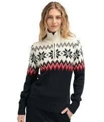 ダールオブノルウェイ レディース アウター ニット・セーター Dale of Norway Myking Sweater BlackOffWhite オフホワイトのサムネイル