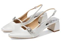 バッジェリーミシュカ レディース シューズ ヒール Badgley Mischka Buena Soft White ホワイトのサムネイル