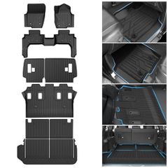 ACE LIGHTING トヨタ ランドクルーザー250系 7人乗り用 フロアマット&セカンド&シート背面&トランクマット ランクル250 GDJ250W TRJ250W 分割式 カーゴマット ラゲッジトレイ 付き Land Cruiser2 1602ca6c