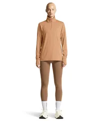 クラフト レディース トップス シャツ ハーフジップ Craft Flow Halfzip Longsleeve SyrupMelangeのサムネイル