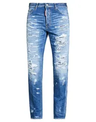 ディースクエアード メンズ ボトムス デニムパンツ DSQUARED2 ストレートレッグ Blue ブルーのサムネイル