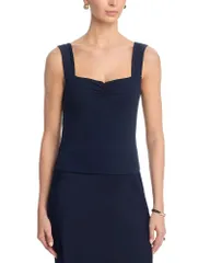 フレンチコネクション レディース トップス タンクトップ ギャザー FRENCH CONNECTION Maisie Ruched Frontank Top Marineのサムネイル