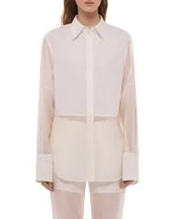 ヘルムート ラング レディース トップス シャツ シアー Helmut Lang Sheer Shirt WhiteSoft White ホワイトのサムネイル