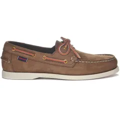 セバゴ メンズ シューズ Sebago Docksides Portland Nubuck Boat Shoes Brown DkYellow Gold イエローのサムネイル