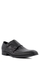 デューンロンドン メンズ シューズ モンクストラップ モンク Dune London Situation Double Monk Strap Shoe Black ブラックのサムネイル