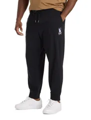 サイコバニー メンズ ボトムス カジュアルパンツ スウェットパンツ トール Psycho Bunny Big Tall Dante Sweatpants Black ブラックのサムネイル