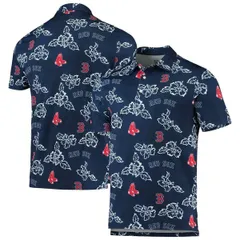 レインスプーナー メンズ トップス ポロシャツ Mens Reyn Spooner Navy Boston Red Sox Performance Polo Navy ネイビーのサムネイル