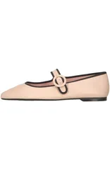 プリティ・バレリーナ レディース シューズ パンプス レザー Pretty Ballerinasquare Toe Leather Mary Jane Beige ベージュのサムネイル