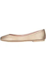 プリティ・バレリーナ レディース シューズ パンプス トール Pretty Ballerinas Round Toe Naked Metallic Ballet Flat Gold ゴールドのサムネイル