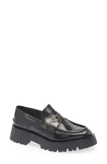 アレキサンダーワン レディース シューズ スリッポン・ローファー Alexander Wang Carter Lug Sole Loafer Black Grey ブラックのサムネイル