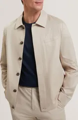 テッドベーカー メンズ アウター ジャケット・ブルゾン コットン Ted Bakerubino Cotton Blend Jacketaupe トープのサムネイル