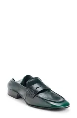 ドリス・ヴァン・ノッテン レディース シューズ スリッポン・ローファー Dries Vanoten Soft Penny Loafer Emerald エメラルドのサムネイル