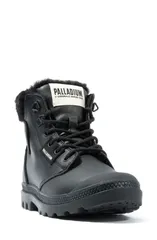パラディウム レディース シューズ ブーツ・レインブーツ Palladium Pampa Hi Faux Fur Lined Boot Black ブラックのサムネイル