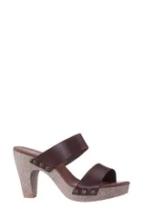 ニナ レディース シューズ ヒール プラットフォーム サンダル Nina Vegas Platform Slide Sandal Coffee コーヒーのサムネイル