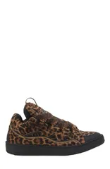 ランバン レディース シューズ スニーカー Lanvin Curb Sneakers In Pony BeigeBlack ブラックのサムネイル