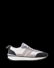 ランバン レディース シューズ スニーカー メッシュ スエード Lanvin Bumpr Sneakers In Mesh And Brushed Suede Grey グレーのサムネイル
