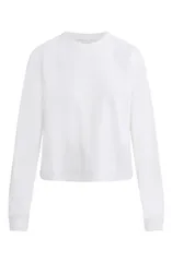 フェイバリット ドーター レディース トップス Tシャツ コットン Favorite Daughter Theveryday Long Sleeve Cotton TShirt White ホワイトのサムネイル