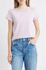 ラグアンドボーン レディース トップス Tシャツ コットン rag bone The Slub Cotton TShirt Lavender ラベンダーのサムネイル