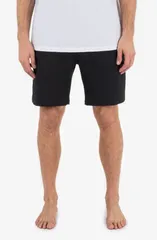 ハーレー メンズ ボトムス ハーフパンツ・ショーツ ショートパンツ Hurley Phantom Heather Walk Shorts Black ブラックのサムネイル