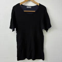 【HQ-49】Yohji Yamamoto ヨウジヤマモト　半袖　Tシャツ　カットソー　ブラック　黒のサムネイル
