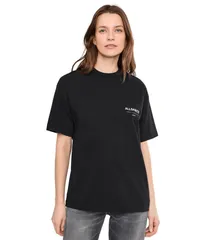 オールセインツ レディース トップス シャツ AllSaints Underground Etta Tee Black ブラックのサムネイル