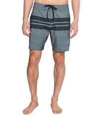퀵 실버 남성 수영복 반바지 반바지 반바지 실크 Quiksilver Surfsilk StreetTrunk 18 BoardShorts Black 블랙