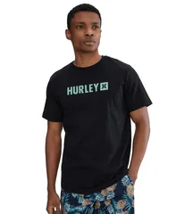 ハーレー メンズ トップス シャツ Hurley The Box Short Sleeve Black ブラックのサムネイル