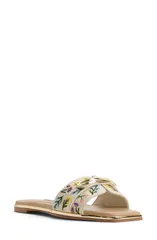 アルド レディース シューズ サンダル ALDO Darlina Slide Sandal Raffia Multi マルチカラーのサムネイル