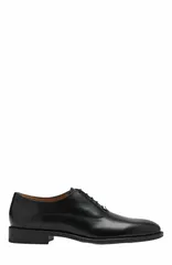 ランバン メンズ シューズ オックスフォード レザー Lanvin Signature Leather Oxford Shoes Black ブラックのサムネイル