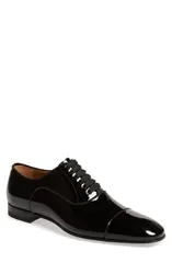 クリスチャン・ルブタン メンズ シューズ オックスフォード キャップ Christian Louboutin Greggo Cap Toe Oxford Black ブラックのサムネイル