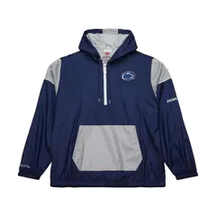 ミッチェルネス メンズ アウター ジャケット・ブルゾン パーカー Mens Mitchell Ness Navy Penn State Nittany Lions Team 30 Anorak Halのサムネイル
