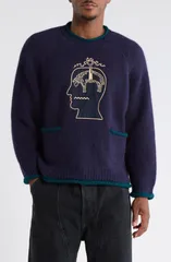 ブレインデッド メンズ アウター パーカー・スウェット セーター 刺繍 ロゴ Brain Dead x Brooks Brothers California Logo Embroidered Rollのサムネイル