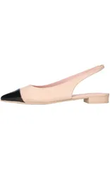 プリティ・バレリーナ レディース シューズ パンプス ヒール Pretty Ballerinas Pointed Toe Heeled Slingback Beige ベージュのサムネイル