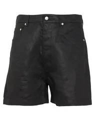 リックオウエンス メンズ ボトムス ハーフパンツ・ショーツ RICK OWENS ショートパンツ＆バミューダパンツ Black ブラックのサムネイル