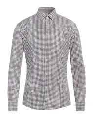 グレイ ダニエレ アレッサンドリー二 メンズ トップス シャツ GREY DANIELE ALESSANDRINI 柄入りシャツ Beige ベージュのサムネイル