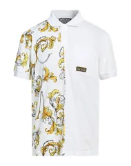 ヴェルサーチ メンズ トップス ポロシャツ VERSACE JEANS COUTURE ポロシャツ White ホワイトのサムネイル