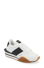 トム・フォード メンズ シューズ スニーカー TOM FORD Jamesneaker White Black Cream ホワイトのサムネイル