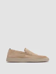 オフィチーネクリエイティブ メンズ シューズ オックスフォード スエード ローファー Officine Creative Herbie 011 Suede Loafers Camel キャメルのサムネイル