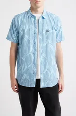 リップカール メンズ トップス シャツ Rip Curl Sessions Aerotech Short Sleeve Performance ButtonUp Shirt Fadedenim デニムのサムネイル