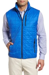 カッターアンドバック メンズ アウター ジャケット・ブルゾン ベスト Cutter Buck Rainier PrimaLoft Vest Royalのサムネイル
