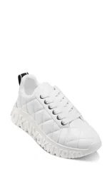 ダナ キャラン ニューヨーク レディース シューズ スニーカー プラットフォーム DKNY Lathen Platform Sneaker White ホワイトのサムネイル