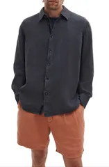 ラグアンドボーン メンズ トップス シャツ リネン rag bone Finch Linen ButtonUp Shirt Phantom Grey グレーのサムネイル