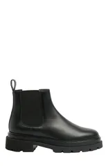 サントーニ レディース シューズ ブーツ・レインブーツ チェルシーブーツ チェルシー レザー Santoni Womens leather Chelsea boot Black ブラックのサムネイル