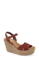 ペドロガルシア レディース シューズ サンダル プラットフォーム Pedro Garcia Dalys Espadrille Platform Wedge Sandal Henna Castoroのサムネイル