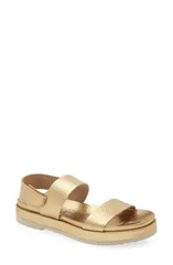 ペドロガルシア レディース シューズ サンダル プラットフォーム Pedro Garcia Jamili Slingback Platform Sandal Gold Cervo ゴールドのサムネイル