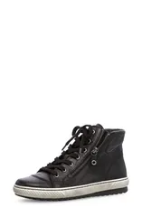 ガボール レディース シューズ スニーカー Gabor 73754 Zip High Top Sneaker Black ブラックのサムネイル