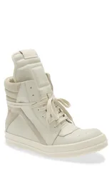 リックオウエンス レディース シューズ スニーカー Rick Owens Geobasket High Top Sneaker Dirty Milk Pearl Milk パールのサムネイル
